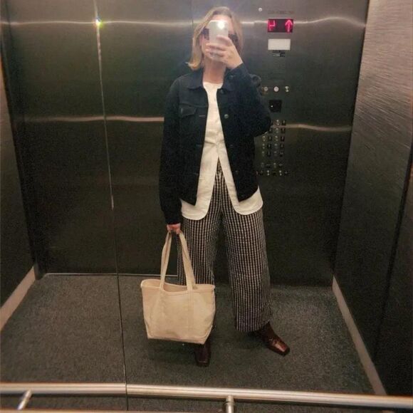 Tibi Chino Slit Front Sleeveless Tunic - Picture 3 of 8